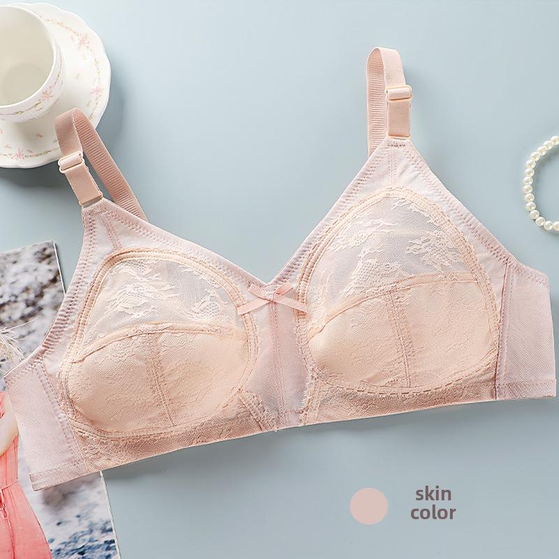 Кружевной бюстгальтер с полной чашкой большого размера - ультратонкий, сексуальный, без косточек, дышащий и прозрачный