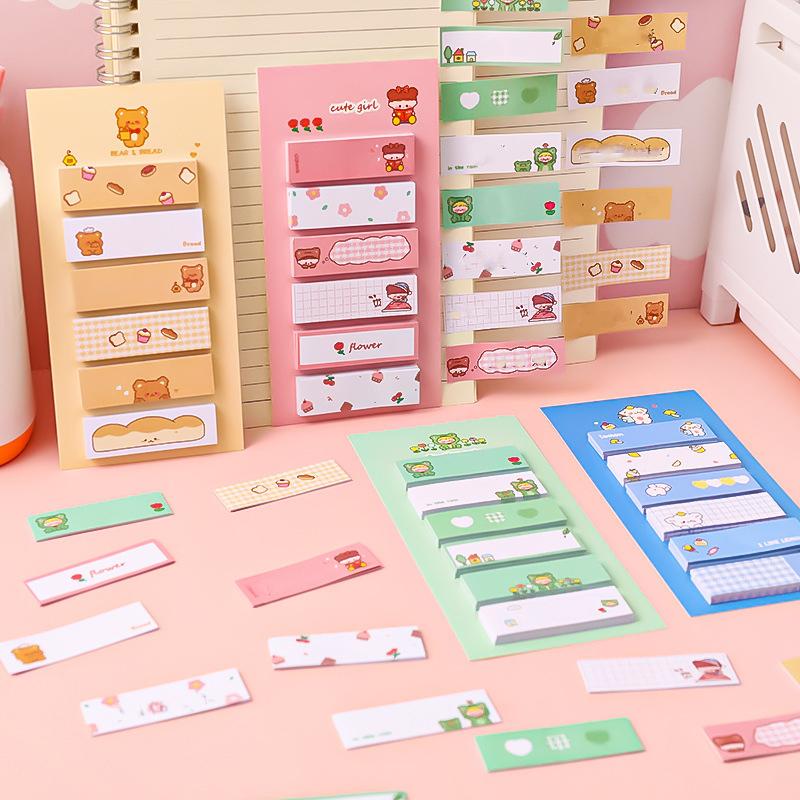 1 Piece Cute Animals Girls Sticky Note Notepad Memo Pad Office School Supplies Stationery Planner Adhesive