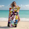 1pc Sailor Moon Beach Towel, Comfortable and Thick, and Swimming/Bath/Picnic/Camping Towel, Suitable for Seaside Beaches