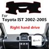 Pissenlit Right Hand Drive Polyester Material Car Dashboard Cover DashMat for Toyota IST 2002 2003 2004 2005 2006 Anti Sun Light