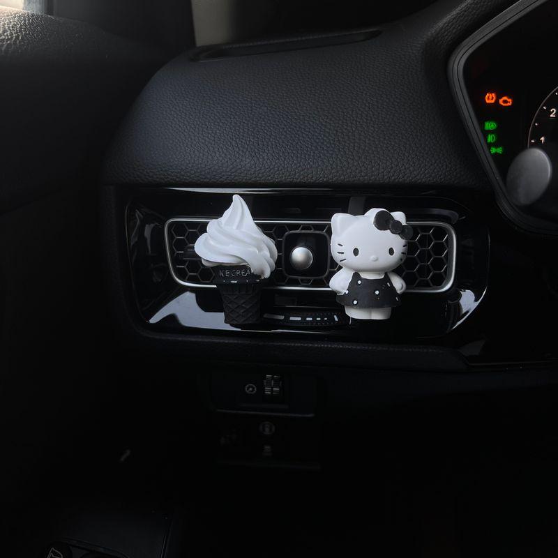Cute Kitty Cat Car Air Freshener Car Vent Decoration Car Fragrance Ornament Aroma Diffuser Stone New Car Gift