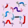 2 Pcs Pop Tube Sensory Toys Spring Unicorn Fidget Stretch Stress Relief and Anxiety Reduce Kids Boys Girls Adults Finger Learning DIY Play Toy