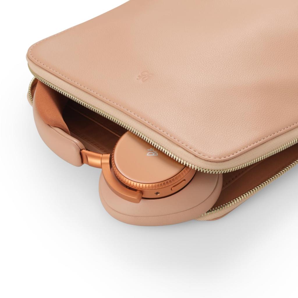 Bang Olufsen Flagship Wireless Headphones Beoplay H100 Sunset Apricot Active Noise Cancellation Bluetooth Stereo Wired Sustainable Design & 3.5mm