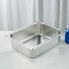 Stainless Steel Basin Chafing Dish Food Warmers Large Capacity 6.7L Warming Container with Lid for Buffet Catering Rectangle Chafing Dish