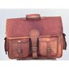 Briefcase Leather Vintage Men Messenger Shoulder Bag Laptop Satchel