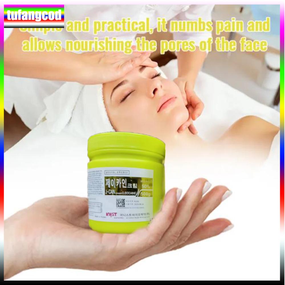 Tufangcod 500 г анестетик для татуировки, быстро вызывающий онемение кожи, 50% желтый крем, полуперманентный