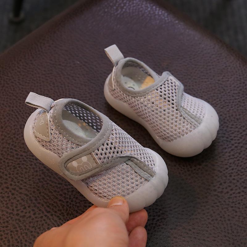 Tênis Baby Shoes Boys/Girls Toddler Shoes 2024 Summer New Boy Breathable Mesh Sports Shoes Girls Soft Sole Mesh Shoes Kids Shoes