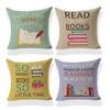 Farmhouse Pillowcase: Book-Themed Decor for Reading Rooms & Gifts for Book Lovers