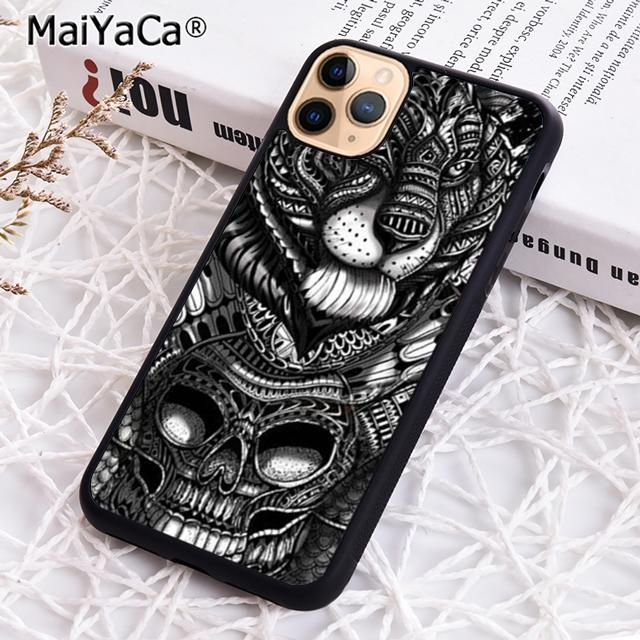 Чехол для телефона с мексиканским сахарным черепом Для iPhone 17 Air 16 pro max 15 14 plus 12 13 Чехол-оболочка coque