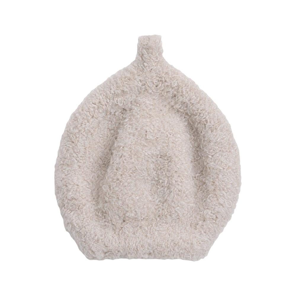 Cute Durian Baby Wig Hat Thick Halloween Toddler Beanies Novelty Winter Baby Knitted Hat Cosplay
