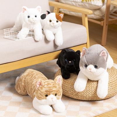 Маленькая плюшевая игрушка для кошки, украшение для дома, дивана, автомобиля, кукла, детский компаньон, подушка, подарок, имитация кошки, кукла