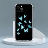 Прозрачный чехол для Apple iPhone 14 13 11 12 Pro 7 8 Plus XR X XS Max 6 6S 14Pro силиконовый чехол для телефона красивый розовый бабочка