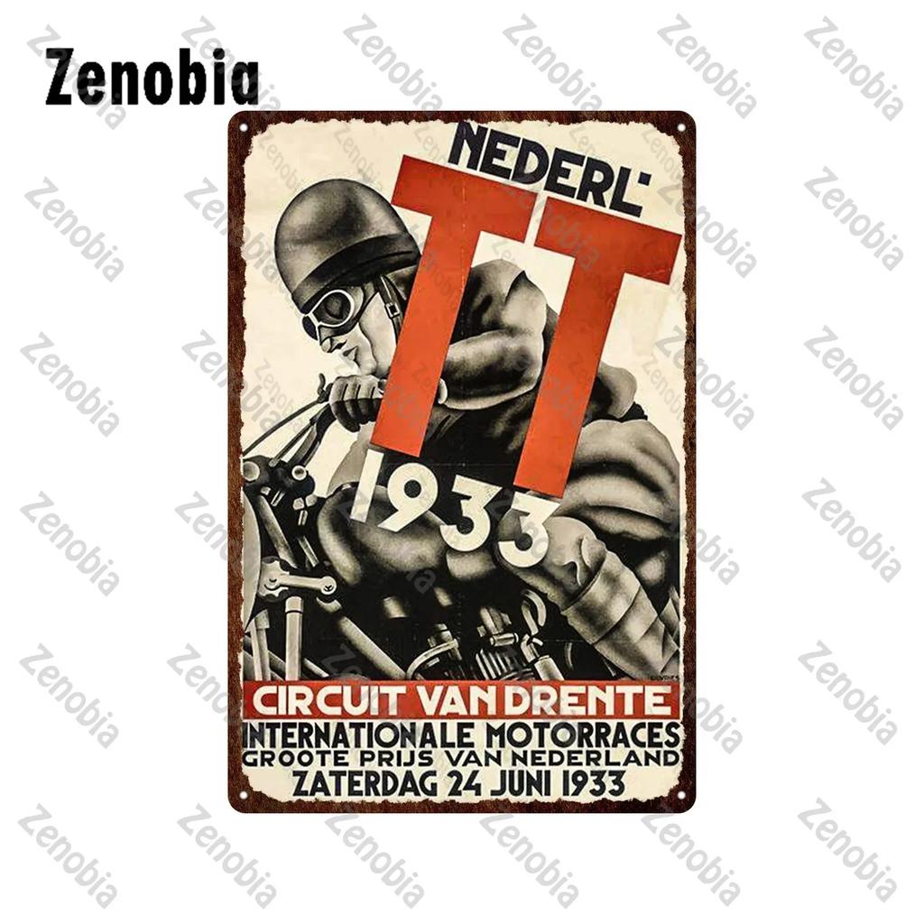 Motorcycles Metal Signs Tin Sign Ace Cafe London Road Race Wall Stickers Isle of Man TT Garage Bar Pub Home Wall Decoration