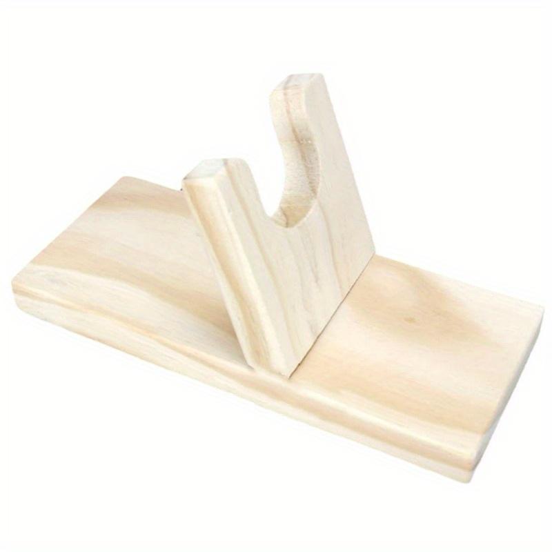 Рама для клеевого пистолета из массива дерева Рама для фиксации клеевого пистолета из массива дерева Портативный инструмент-подставка Подставка Деревянная основа