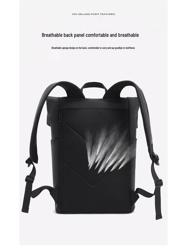 Men's Water-Resistant Large Capacity Laptop Backpack for Work and School