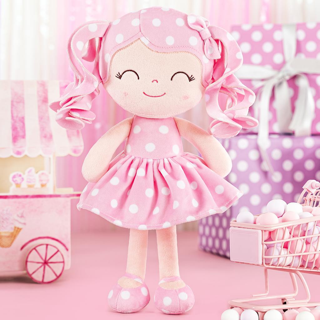 Кукла плюшевая кудрявая кукла плюшевая кукла для девочки в подарок на первый день рождения ребенка 30 см