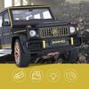 Масштаб 1/18 Benz G63 Wings of Dark Night ORV, литая под давлением модель автомобиля, игрушечный автомобиль с откатным механизмом, звуком и светом для детей, коллекция для мальчиков и девочек