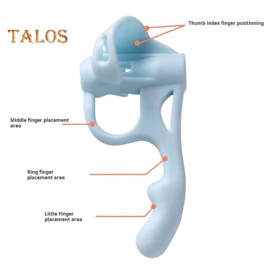 4 шт. детский держатель для карандашей эргономичный дизайн ручка корректор карандаши практика письма силиконовые накладки на пальцы помощь при захвате ручки