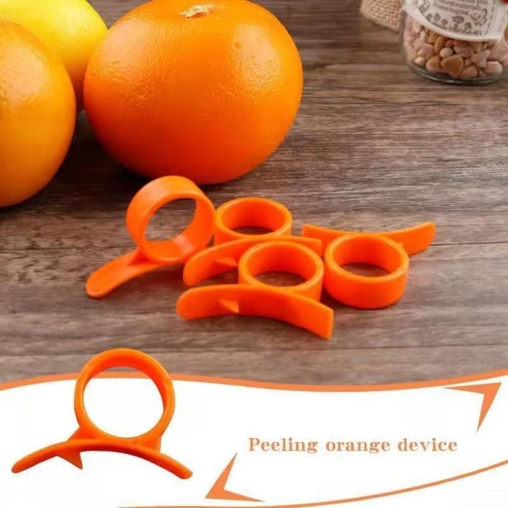 2pcs Ring Type Citrus Parer Opening Device Vegetable Peelers New Fruit Cutter Cooking Preparation