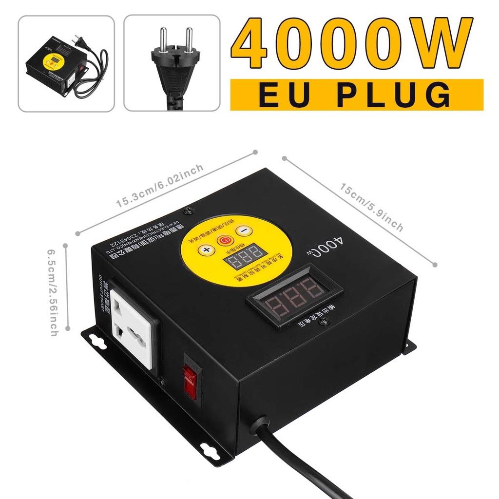 Регулятор напряжения 2500 Вт 220 В переменного тока Компактный регулятор напряжения с переменной скоростью Портативный диммер с регулировкой напряжения