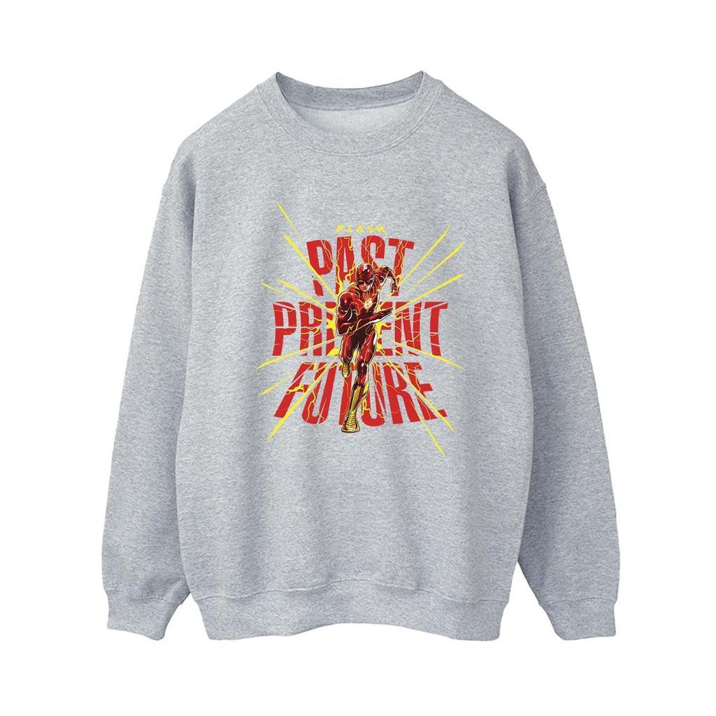 DC Comics Womens/Ladies The Flash Past Present Future Sweatshirt