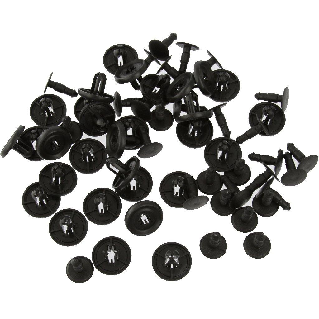KOZEEY Push Engine Undercover Retention Clip Fasteners for Toyota Approximately 30 Pieces