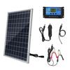 10W Polysilicon Solar Panel Set Solar Panel and Solar Recharge Controller Kit For Camping Traveling Car Mobile Phone