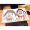 Date A Live V Original Rubber Mat Tokisaki Swimsuit H350 x W600 x D2mm Polyester Rubber Key-th (Куруми / Платье) Прибл.