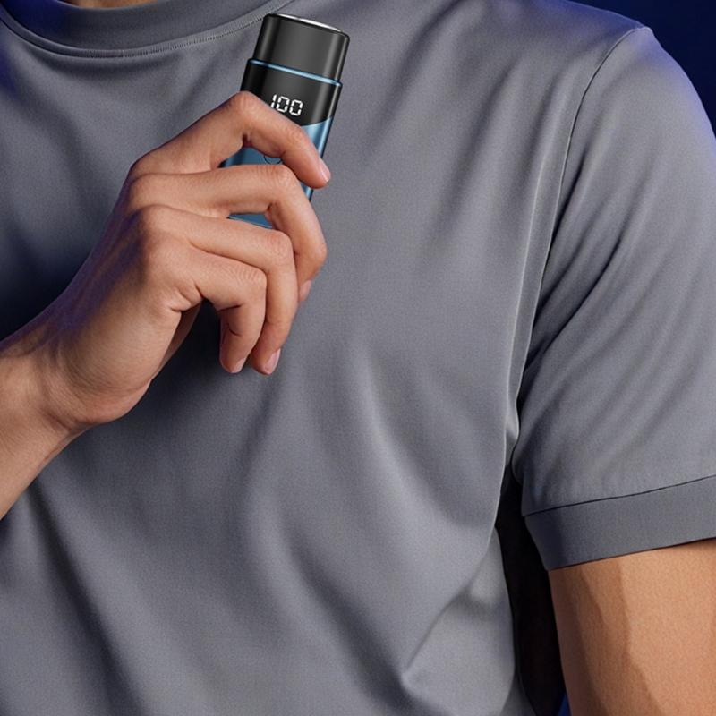 Travel Friendly Rechargeable Electric Shaver Waterproof Electric Shaver ABS Texture Suitable for Men Wet and Dry Use