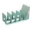 Acrylic Bookends Reading Shelf Book End File Sorter Book Storage Stand File Organizer for Book Magazines