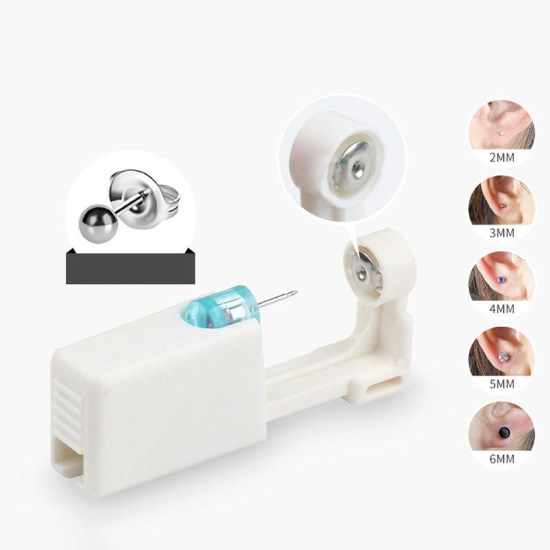 Одноразовый автоматический пистолет для прокалывания ушей, профессиональный набор из нержавеющей стали 2-го поколения для прокалывания ушей