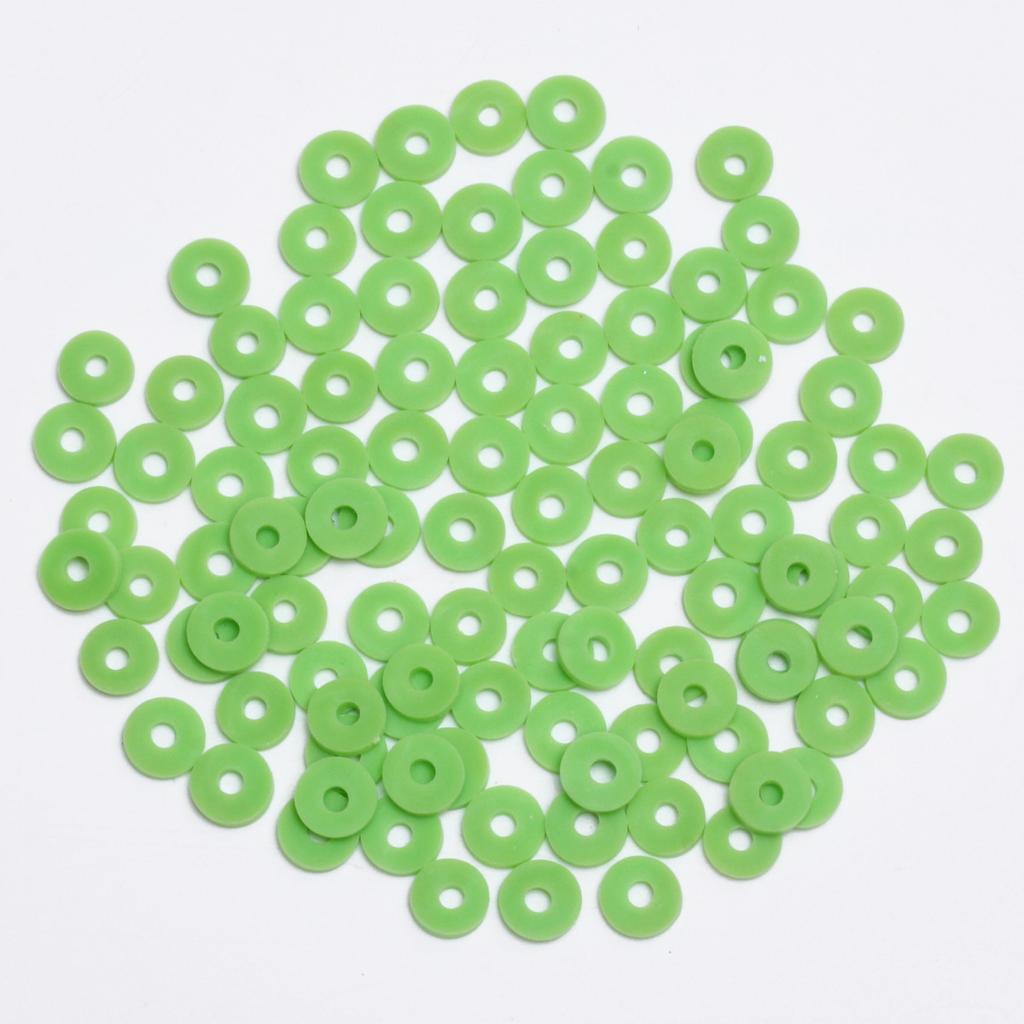Плоские ювелирные изделия, аксессуары, материалы для самостоятельного изготовления, однотонное ожерелье, подходящие по цвету круглые свободные бусины, браслет ручной работы, брелки, 6 мм, прокладки, аксессуары