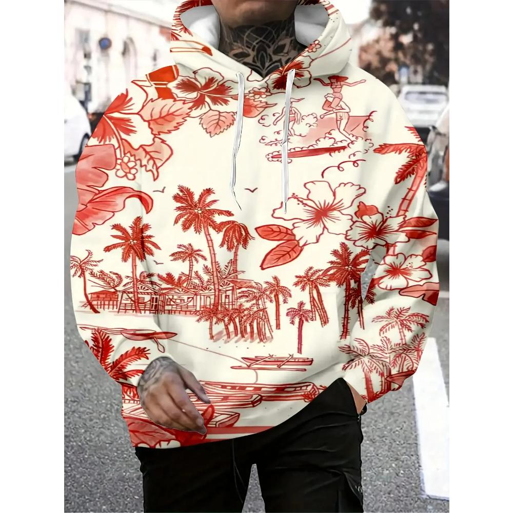 Daily Comfort Men's Versatile Sweatshirt Casual Loose Hoodies Sweatshirts Men’s