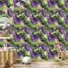 Ink Lime and Purple Wallpaper for Living Room and Bedroom 50x1000