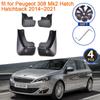 Брызговики для Peugeot 308 Mk2 Hatch Hatchback 2014 ~ аксессуары 2015 2016 2017 2018 брызговики брызговики