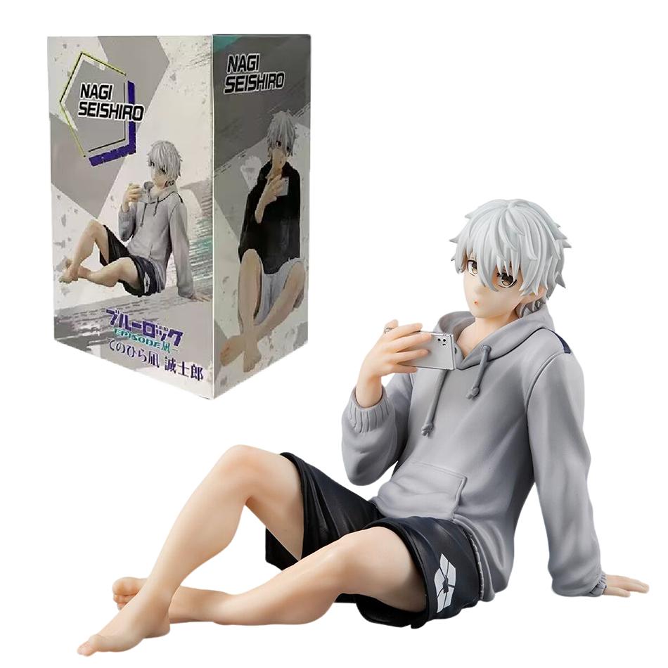 В наличии 10 см Аниме Фигурка Blue Lock Наги Сейширо Коллекционная Модель Фигурки Игрушки Подарок на День Рождения