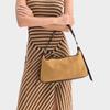 Charles & Keith Simple Commuter Suede-Like Synthetic Leather Shoulder Bag Women Shoulder Bag Beige Multicolor CK2-20671783-1