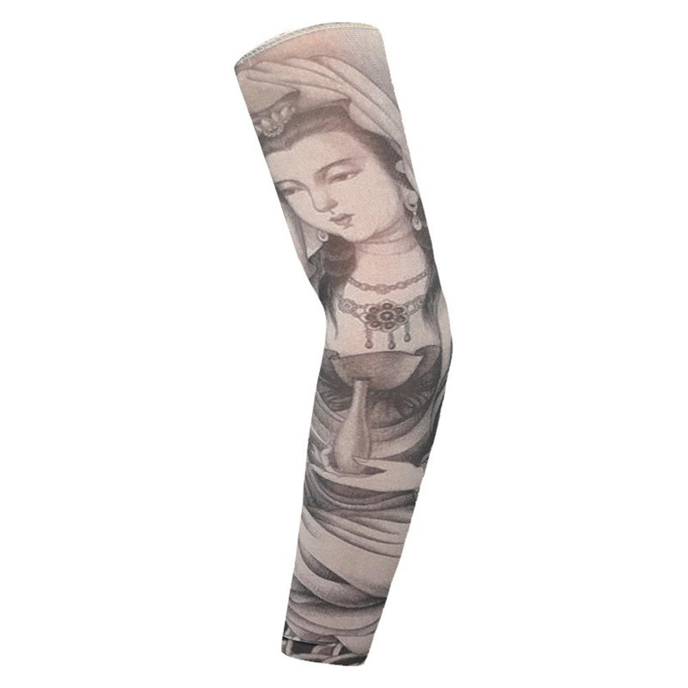Outdoor Cooling Sleeves Sunscreen Uv Protective Breathable Tattoo Arm Sleeves For Fishing Running Cycling