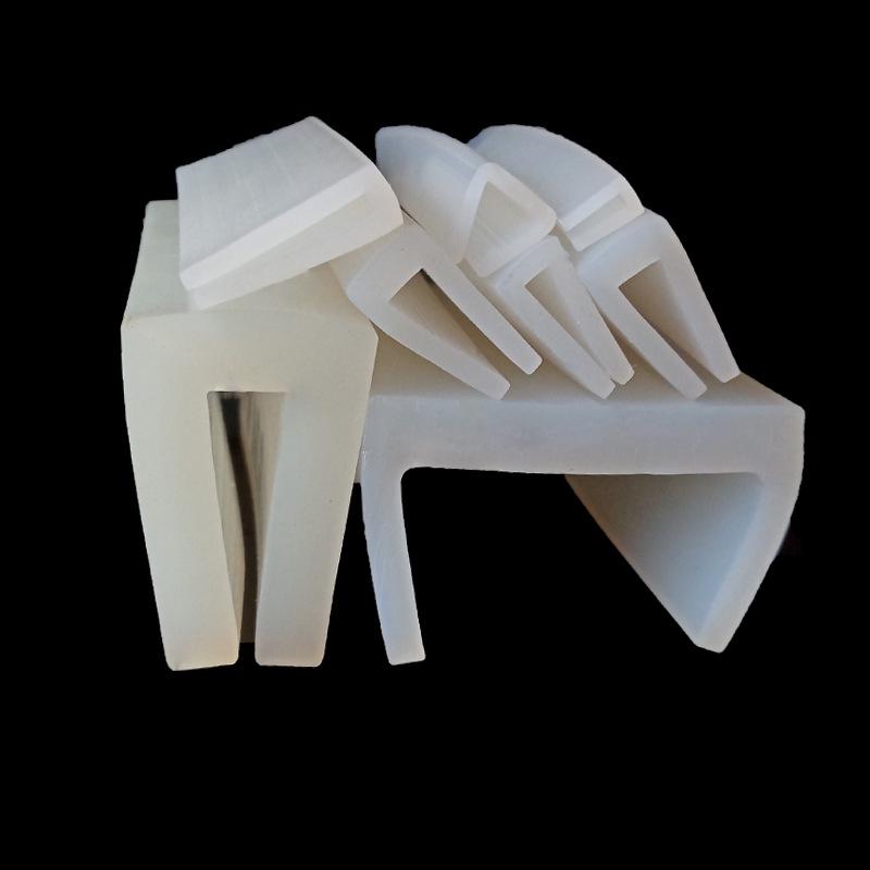 Экологически чистый U-образный силиконовый уплотнитель по краю: Прозрачная, термостойкая, противоударная лента для стекольного оборудования и аквариумов.