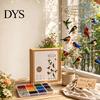 Artistic Porch Hanging Decorations Graceful Bird Wind Chime, Stained Outdoor Sun Catcher Windchime, Colorful Yard Spiritual Peace Meditation