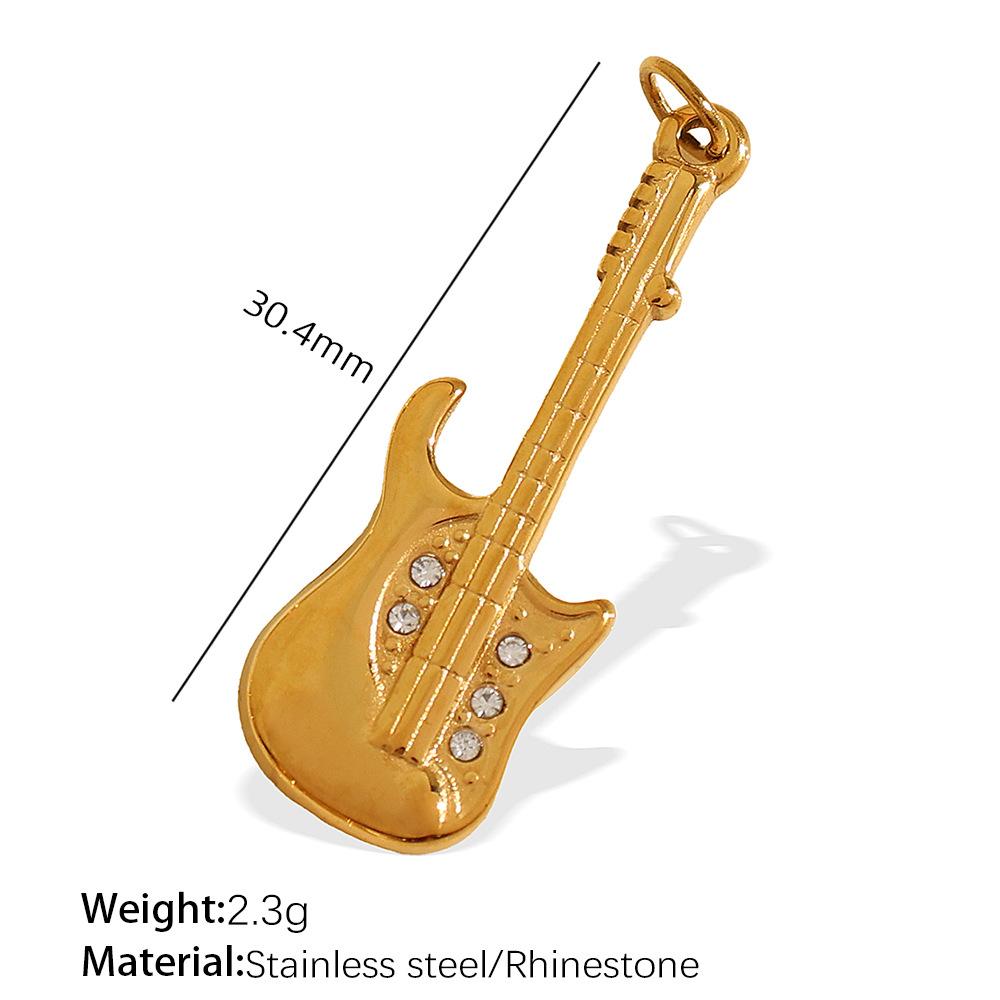 Exquisite Diy Diverse Diamond Pendant Accessories Stainless Steel Gold Plated Versatile Pendant Collection