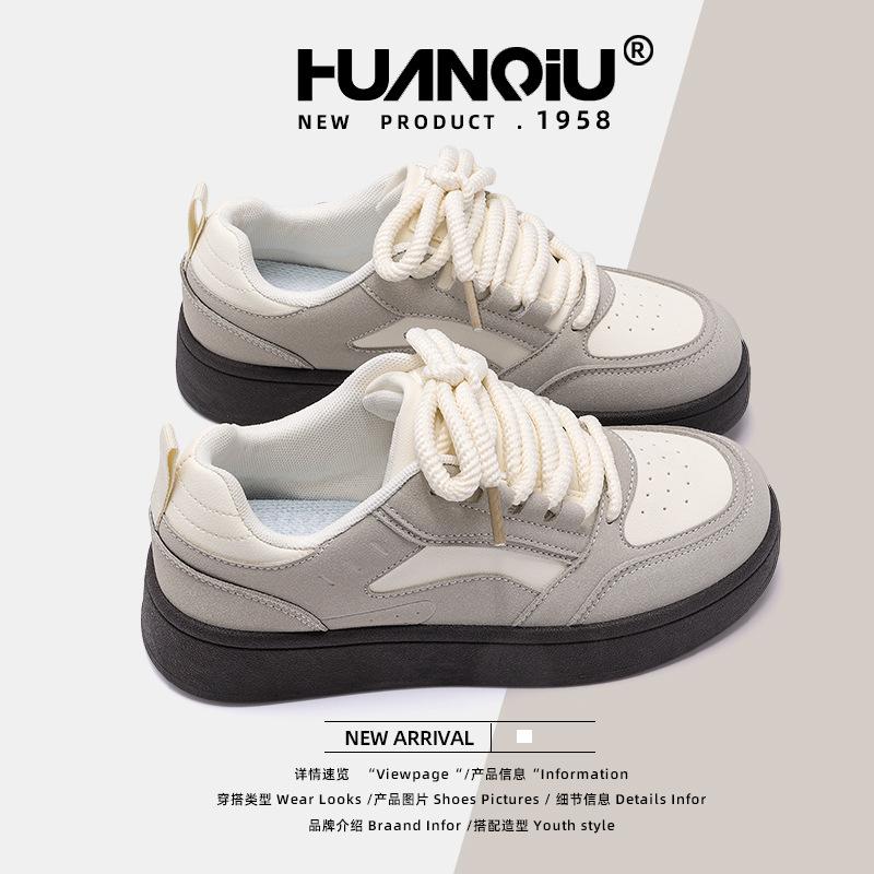 Глобальная мода, обувь для досок, женская ZHQ5882, весенняя новая простая повседневная женская обувь, универсальные ретро-маленькие белые туфли