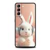 Милый Кролик в Фиолетовой Шляпе Чехол для Samsung Galaxy S24 S23 S22 S20 S21 FE Ultra S24 S23 S10 S10E S9 S8 Plus 5G Чехол для Телефона