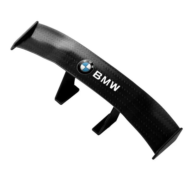 2025 Hot For BMW Car mini spoiler Tail Wing Carbon Fiber Look Tail Wings Model For BMW E36 E46 E90 E60 F10 F30 E39 F20 E87 E92 G