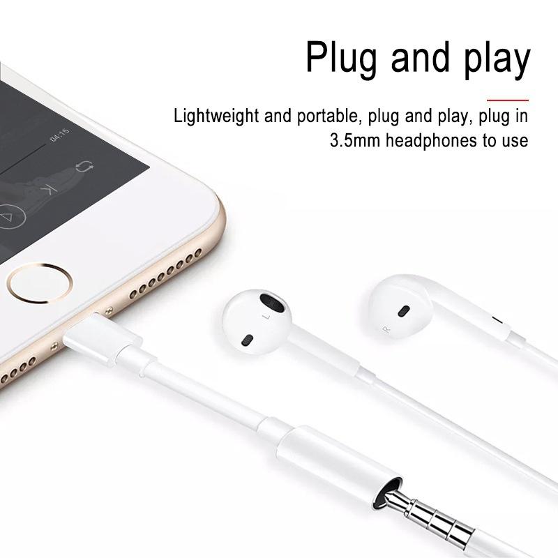 Кабель AUX с разъемом Lightning на разъем 3,5 мм для IPhone X, iPhone 8/8Plus, iPhone 7/7Plus/XS/XR/XS MAX, разъем 3,5 мм