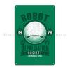 Good Grief DON'T PANIC Marvin Cute Hitchhikers Guide To the Galaxy and the Life Droid Project Metal Printing Tin Sign Poster