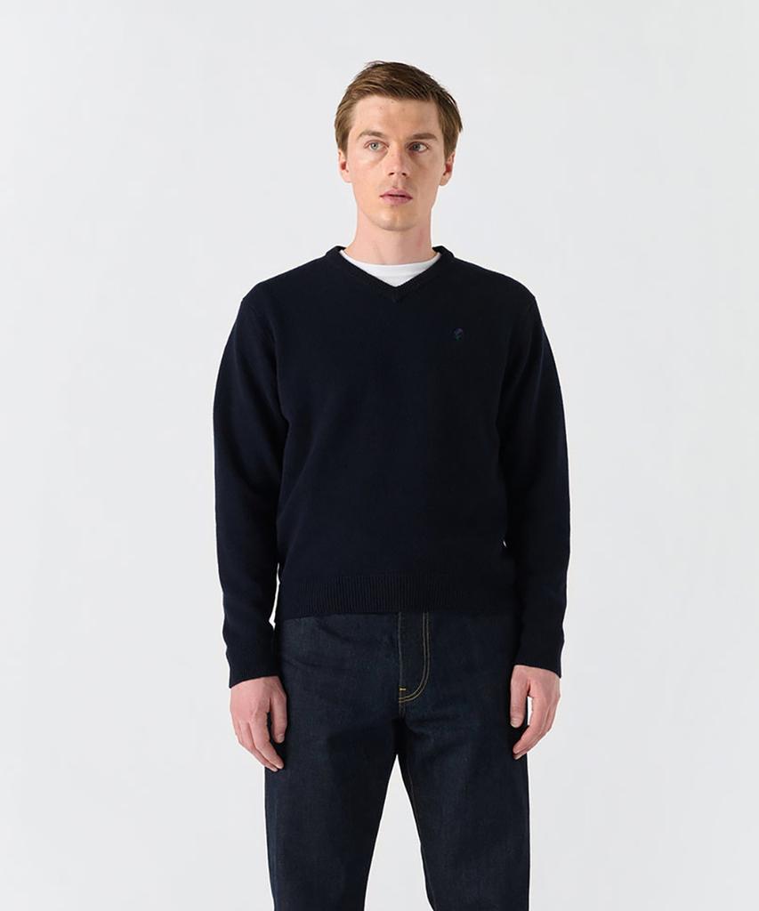 Noa (U) V-Neck Merino Sweater Navy