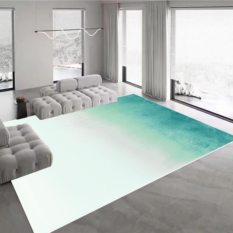 Градиент дофамина Большой ковер для гостиной Декор Ковер для лаунжа Простые ковры для зоны дивана для спальни Утолщенные однотонные коврики