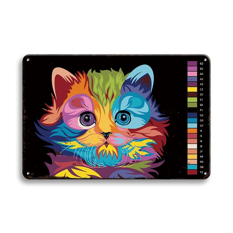 INEED винтажная табличка для домашних животных, кошка, собака, металлическая жестяная вывеска, паб-бар, домашний декор, Лев, корги, овчарка, художественный постер, Ретро Декор, настенная железная пластина