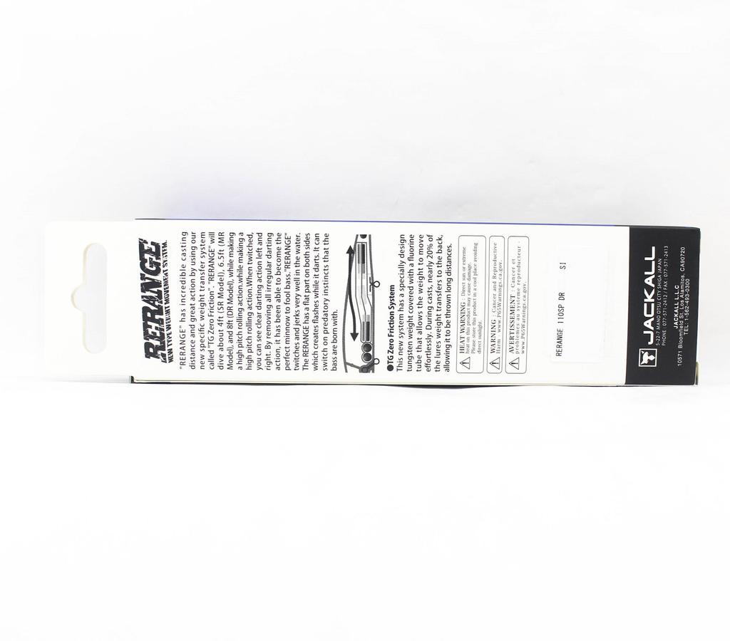 Jackall Rerange 110SP DR Воблер-суспендер Double Clutch Золотой и Черный (1579 г.)